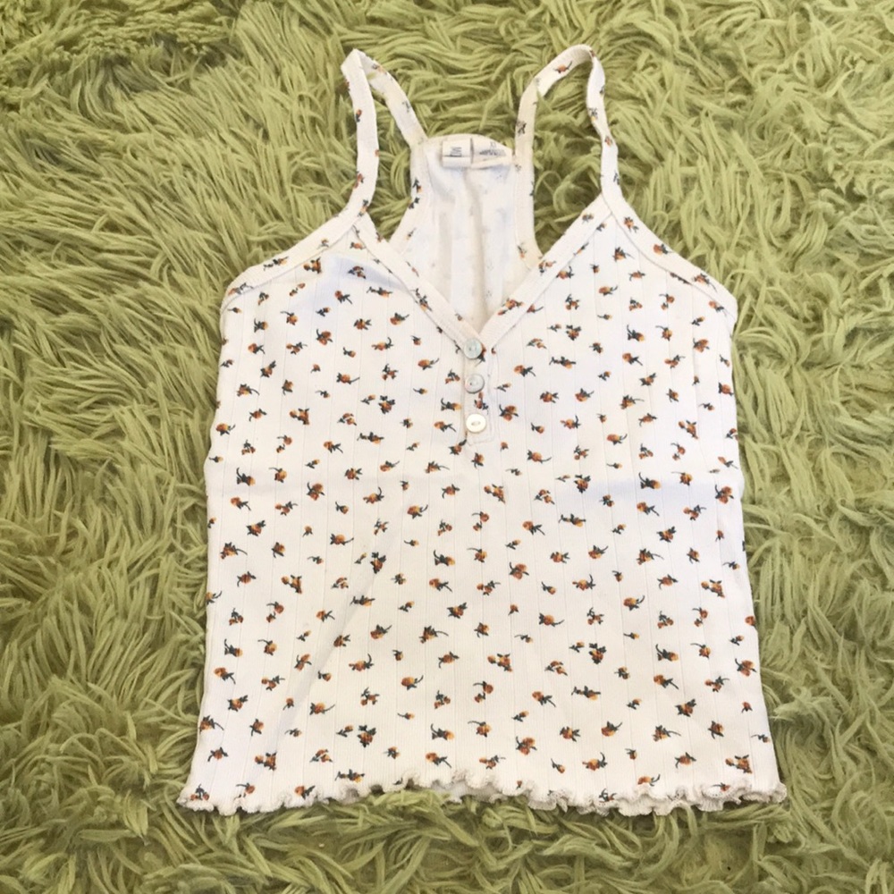 floral tank top